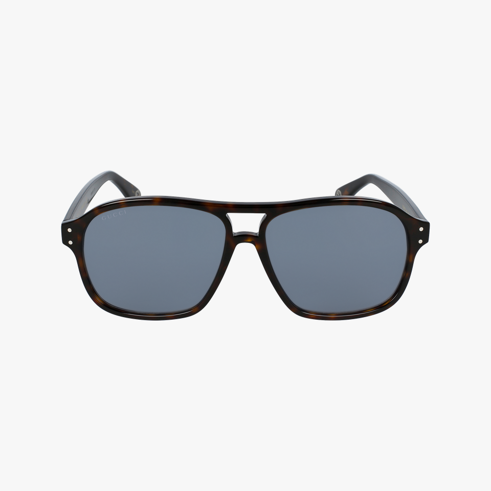 Lunettes de soleil homme GG0475S écaille - Vue de face