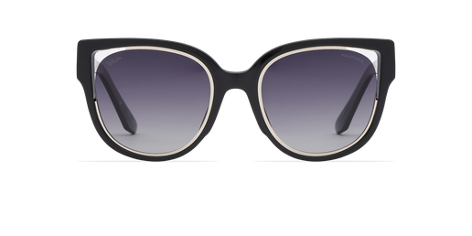 LUNETTES DE SOLEIL femme MAHEA POLARIZED noir/argentéVue de face