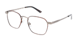 Lunettes de vue homme FEDERICO écaille/argenté - Vue de face