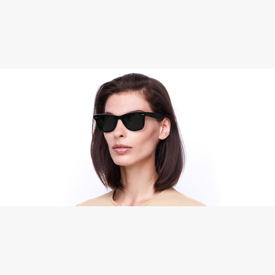 Lunettes de soleil WAYFARER écaille - Vue de face