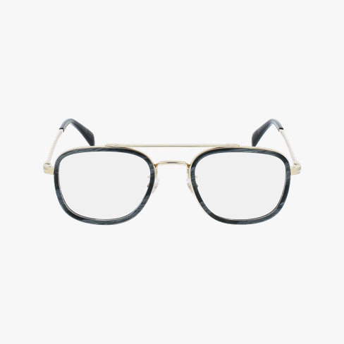 Lunettes de vue homme DB 7012 gris/dorée Vue de face