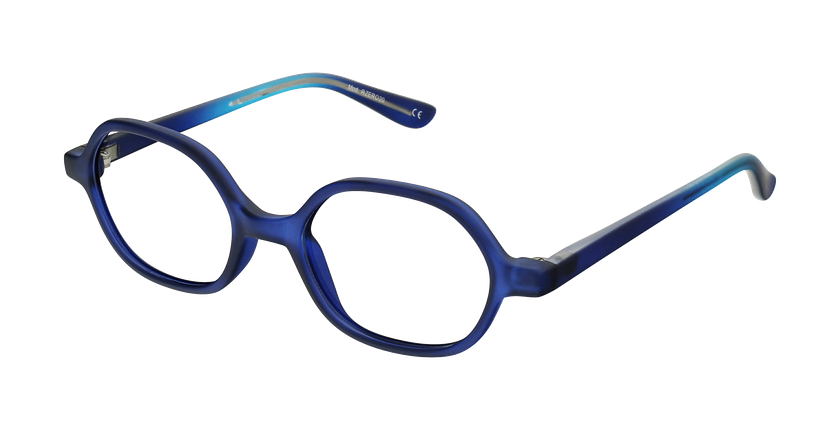 Lunettes de vue enfant RZERO20 bleu/noir - Vue de face