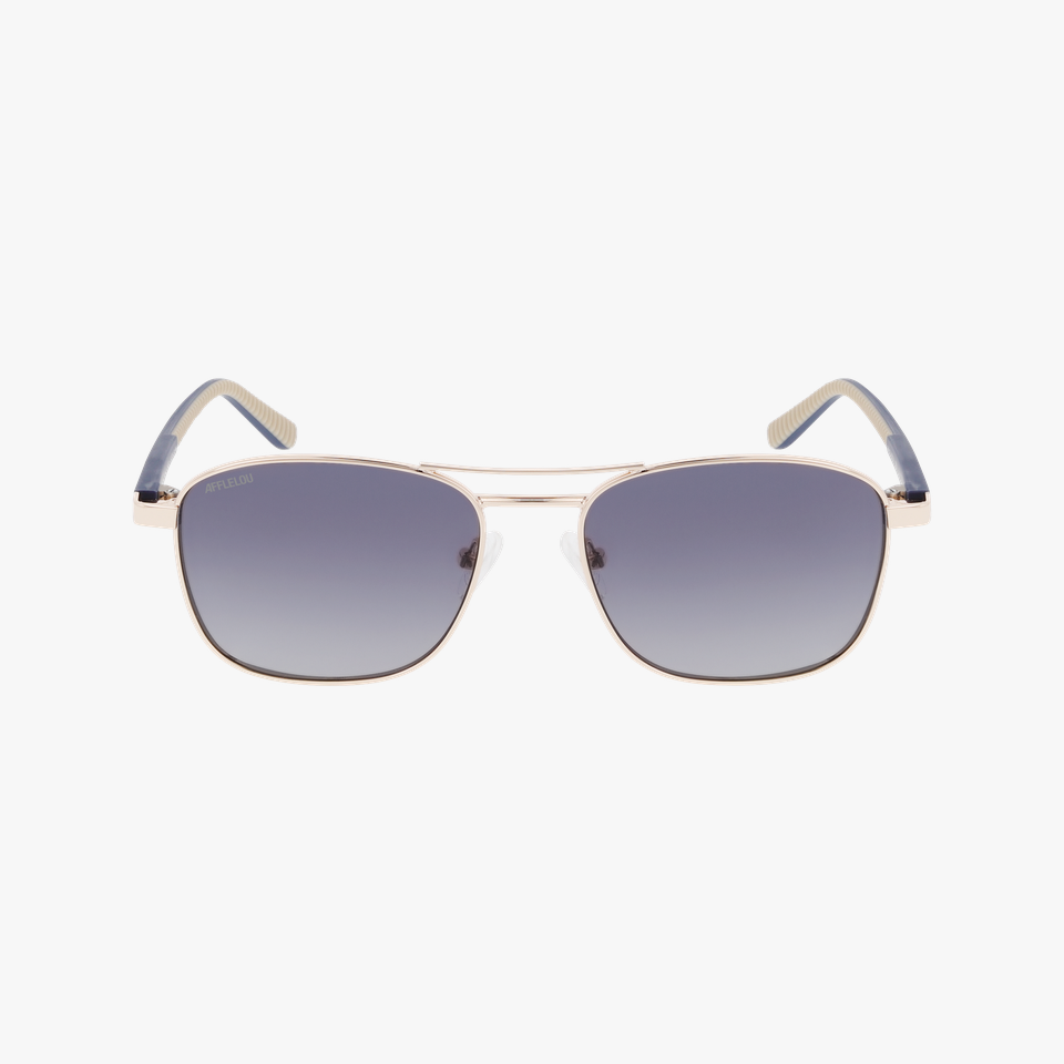 Lunettes de soleil homme LANDON POLARIZED bleu - Vue de face