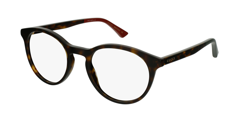 LUNETTES DE VUE homme GG0406O écaille - vue de 3/4