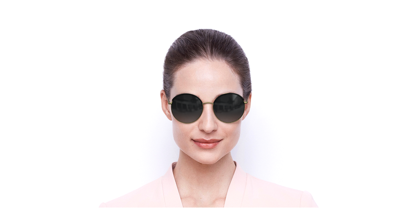 LUNETTES DE SOLEIL femme LO131S noir - Vue de face