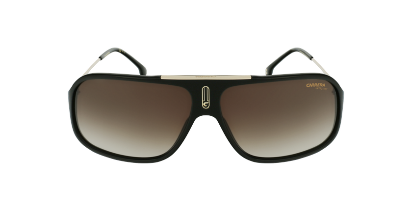 LUNETTES DE SOLEIL COOL65807HA6412 noir/marron - Vue de face