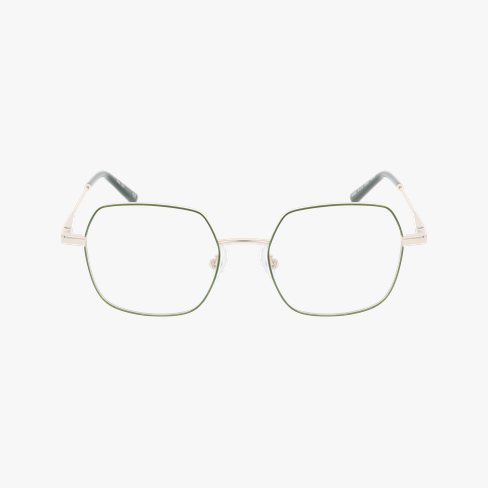 Lunettes de vue femme LEA vert Vue de face