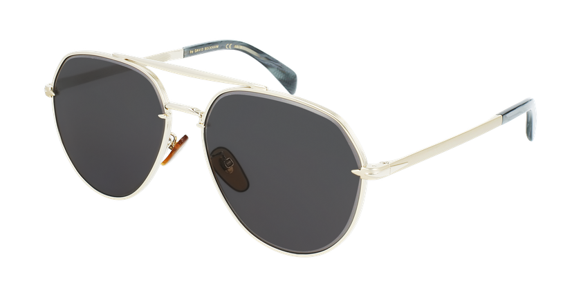 LUNETTES DE SOLEIL homme DB 7037/G/S doré - Vue de face