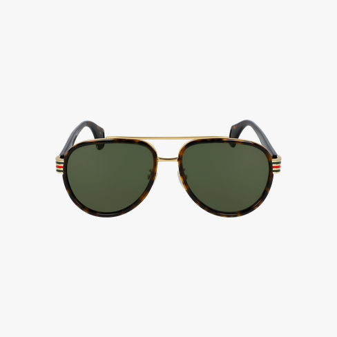 Lunettes de soleil homme GG0447S écaille Vue de face