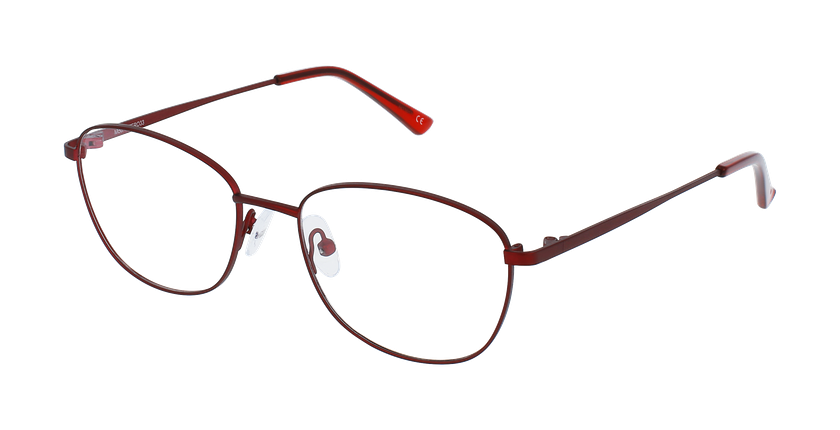 LUNETTES DE VUE femme RZERO 33 rouge - Vue de face