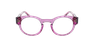 Lunettes de vue femme CARACTÈRES FIDÈLE rose