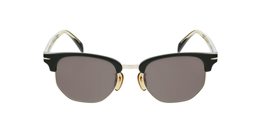 LUNETTES DE SOLEIL homme DB 1002/S noir/doré - Vue de face