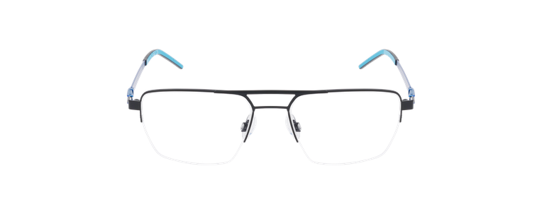 Lunettes de vue homme MAGIC275 noir/bleu - Vue de face