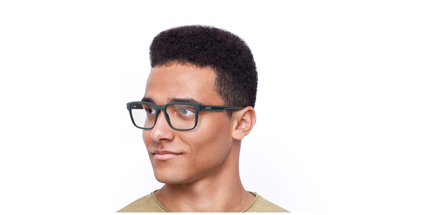 Lunettes de vue homme L2895 bleu - Vue de 3/4