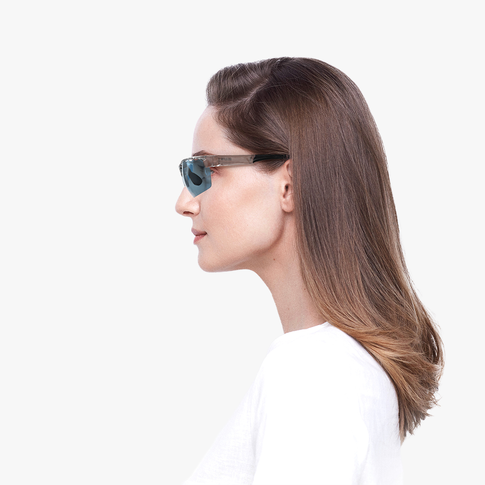 Lunettes de soleil ARVE POLARIZED blanc - Vue de face