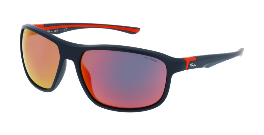 LUNETTES DE SOLEIL MITCH bleu/rouge - Vue de face