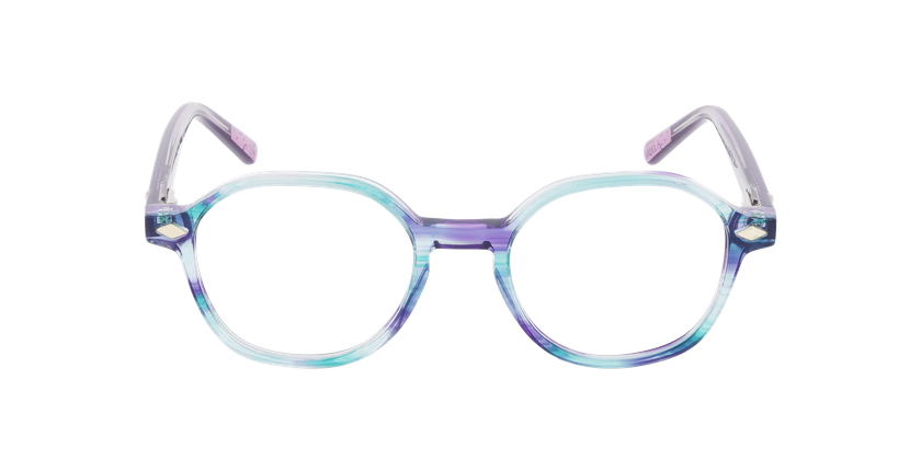 Lunettes de vue enfant 5 bleu - Vue de face