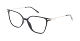 Lunettes de vue femme MAGIC250 noir - Vue de face