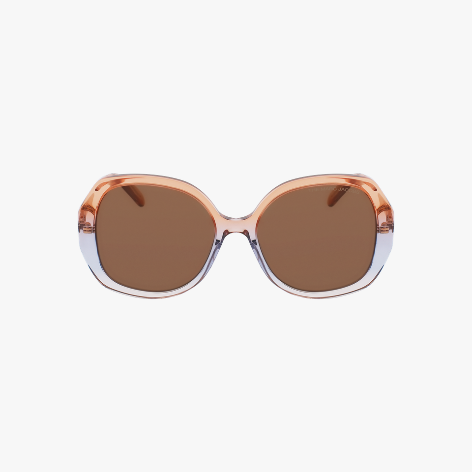 Lunettes de soleil femme MARC 581/S orange/violet - Vue de face