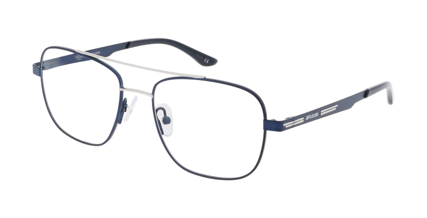 Lunettes de vue homme HILAIRE bleu - Vue de face