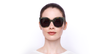 LUNETTES DE SOLEIL femme LO717S écaille - Vue de face