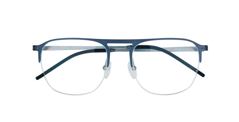 LUNETTES DE VUE homme NEON bleu/argenté - Vue de face