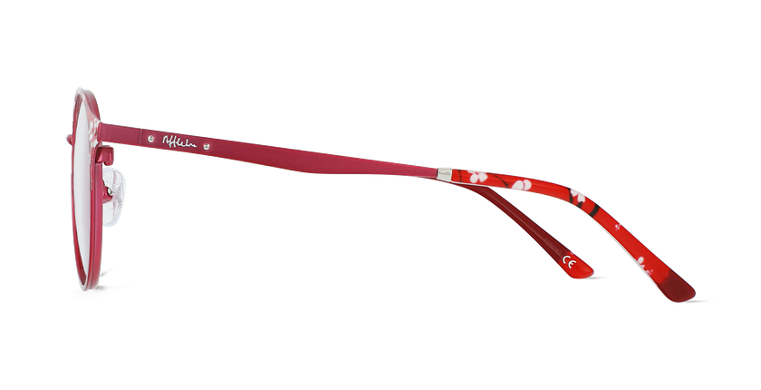 LUNETTES DE VUE enfant BLISS rouge - Vue de côté