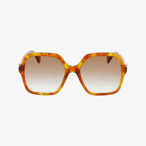 Lunettes de soleil femme GG1072S écaille Vue de face
