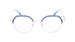 Lunettes de vue femme MAGIC292 bleu - Vue de face