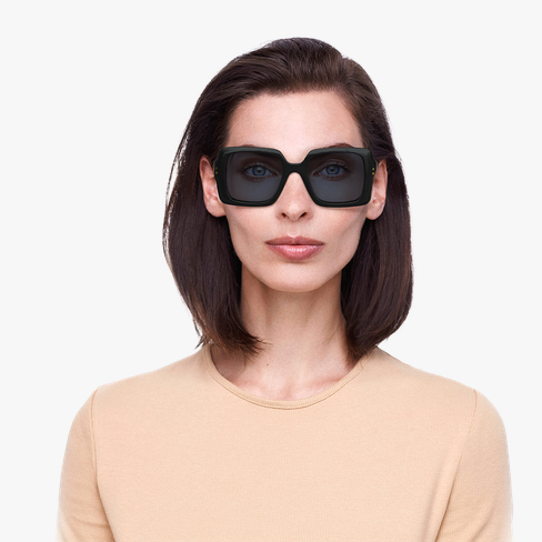 Lunettes de soleil femme MALICIEUSE noir/écaille