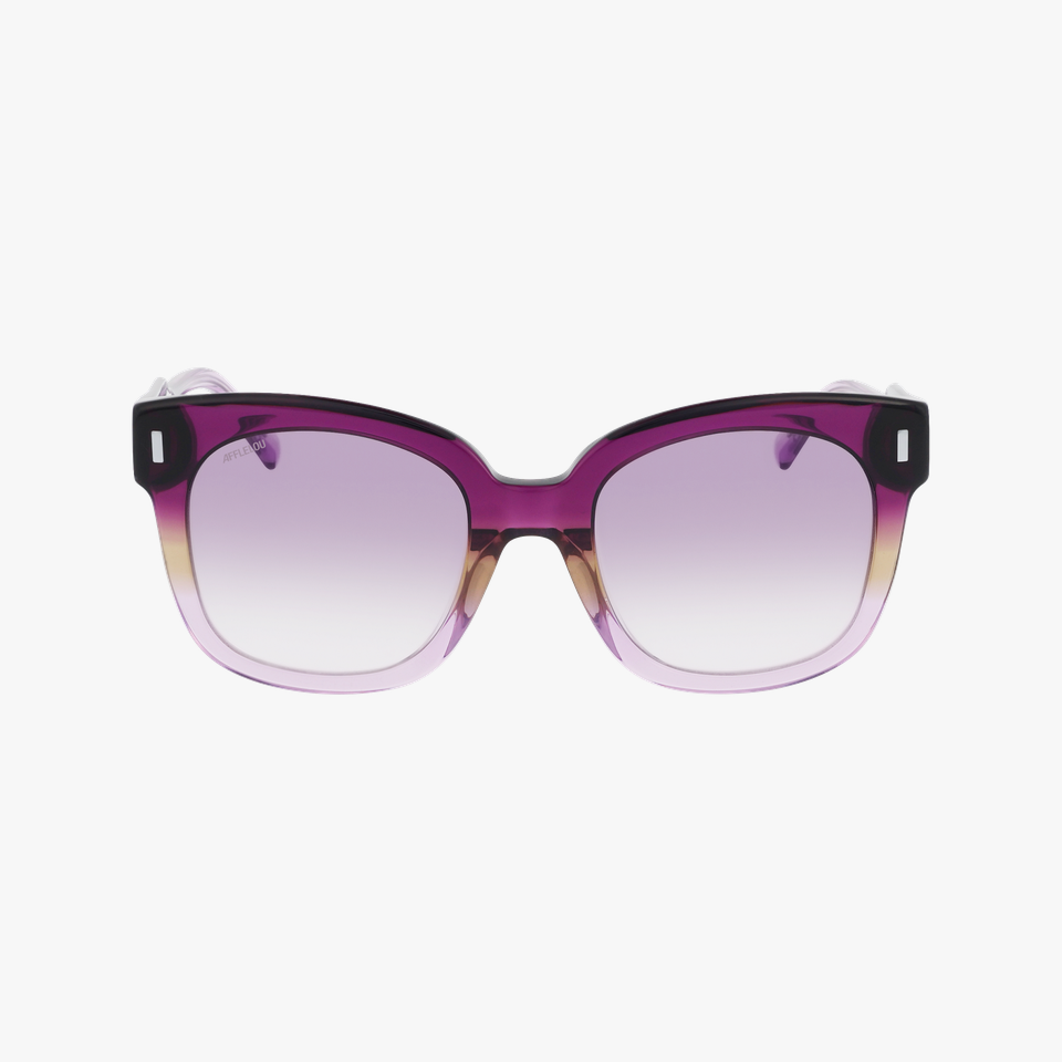 Lunettes de soleil femme TIMIDE violet - Vue de face