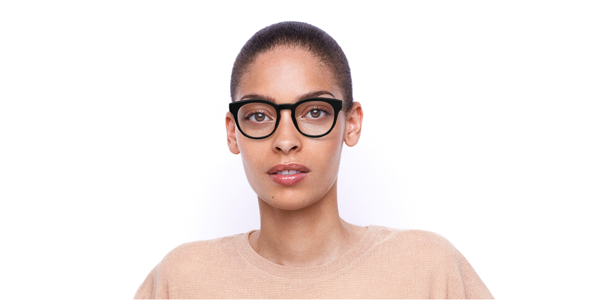 Lunettes de vue L2904 noir - Vue de face