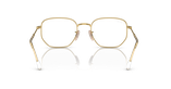 Lunettes de vue RX6496 dorée - Vue de face
