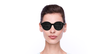 LUNETTES DE SOLEIL femme BA5001S noir - Vue de face