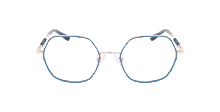 Lunettes de vue femme MAGIC252 bleu - Vue de face