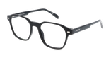 Lunettes de vue homme FANTIN noir/noir brillant - Vue de face