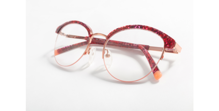 LUNETTES DE VUE femme STRAUSS écaille/rouge