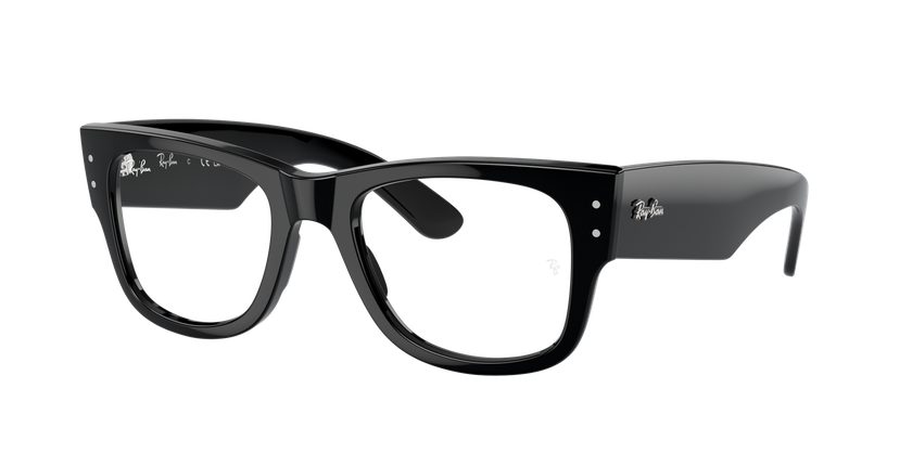 Lunettes de vue MEGA WAYFARER RX0840V noir - Vue de face