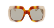 LUNETTES DE SOLEIL femme GG1022S beige/écaille - Vue de face