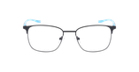Lunettes de vue homme MAGIC242 noir/bleu - Vue de face