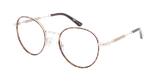 Lunettes de vue femme MAGIC253 écaille/dorée - Vue de face