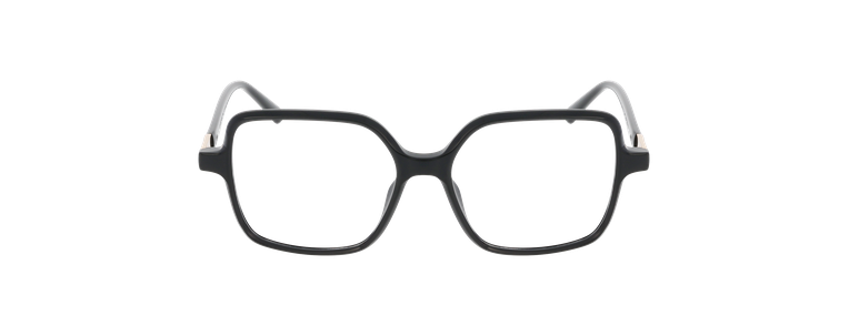 Lunettes de vue femme JOHANA noir - Vue de face