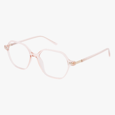 Lunettes de vue femme MAIWEN rose/dorée