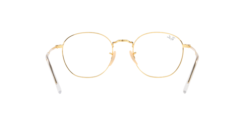Lunettes de vue 0RX6472 dorée - Vue de face