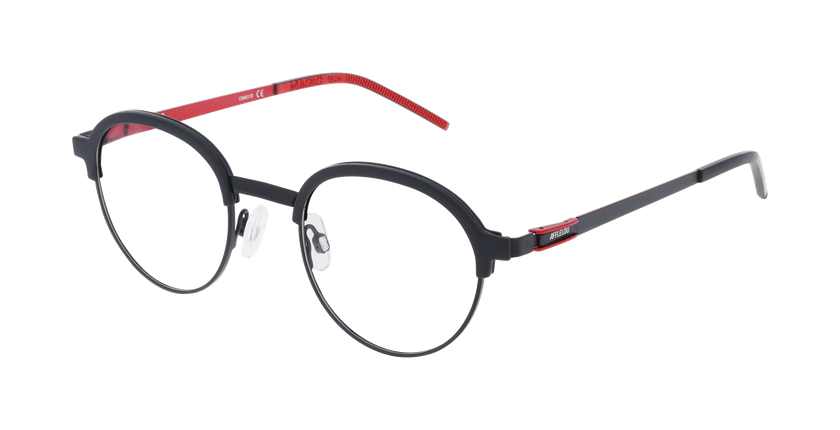 Lunettes de vue homme MAGIC276 noir/rouge - Vue de face
