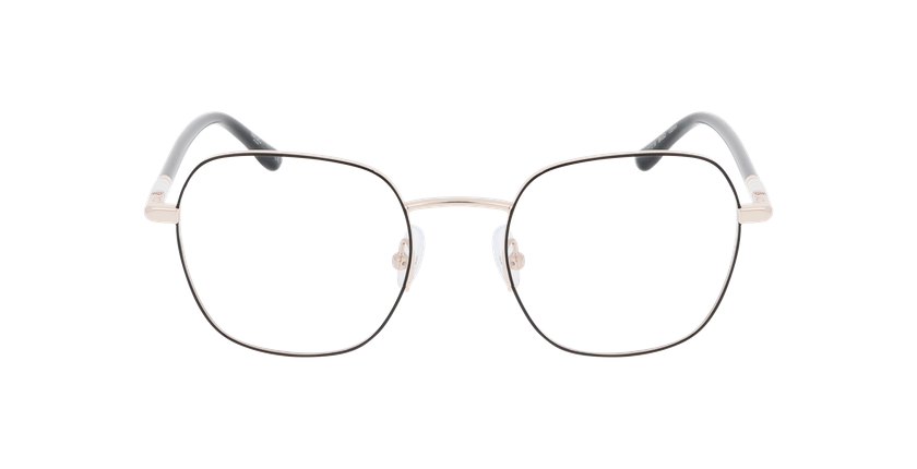 Lunettes de vue femme MAGIC 319 noir/dorée - Vue de face