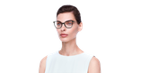 Lunettes de vue femme MAGIC250 vert - Vue de face