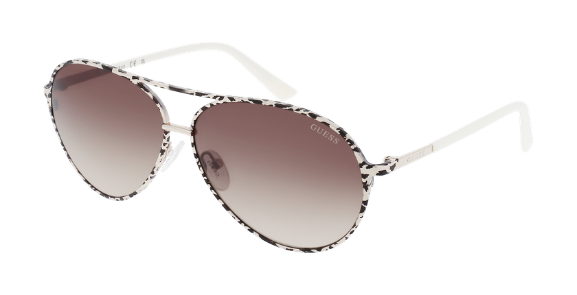 LUNETTES DE SOLEIL femme GU7847 doré - Vue de face