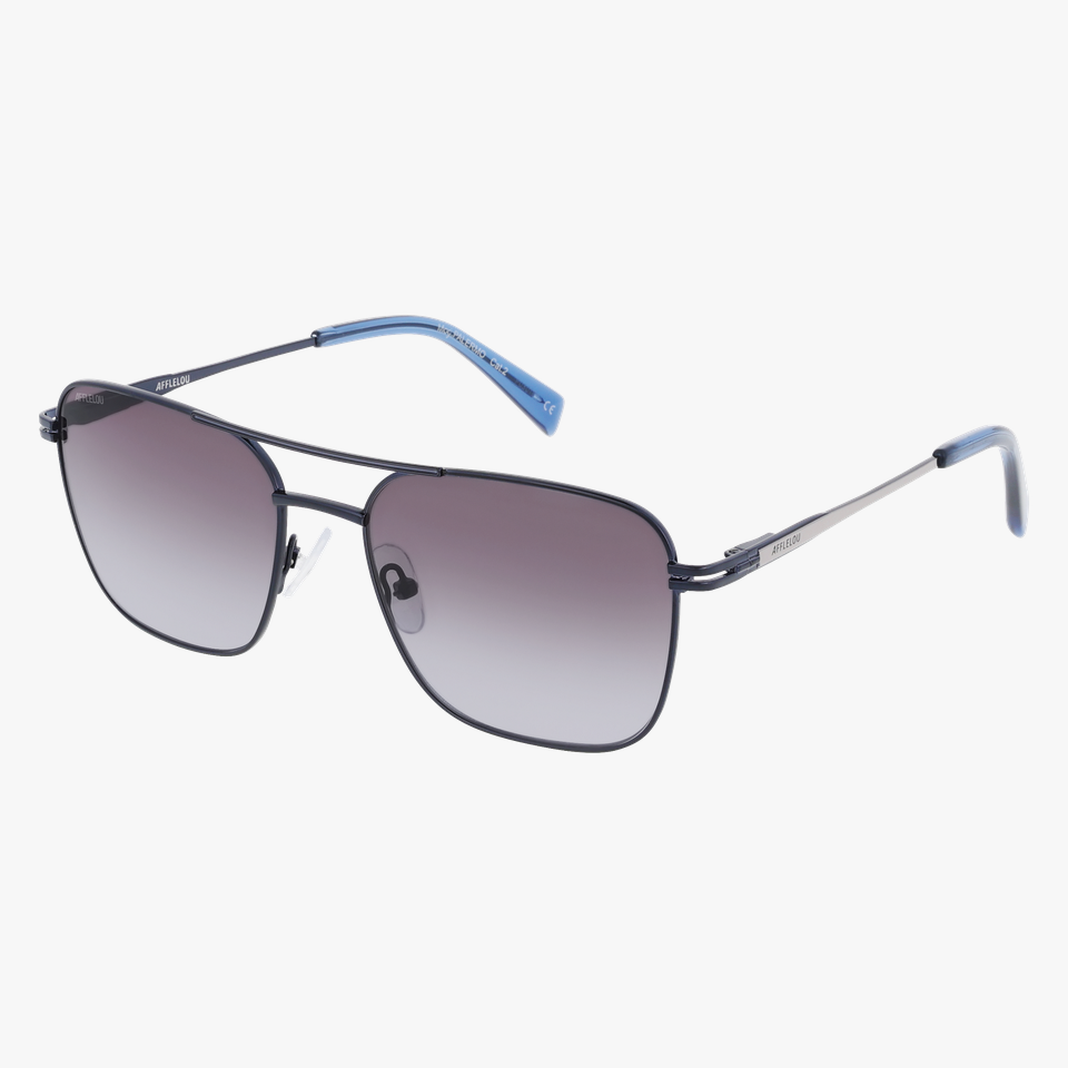 Lunettes de soleil homme PALERMO bleu - Vue de face