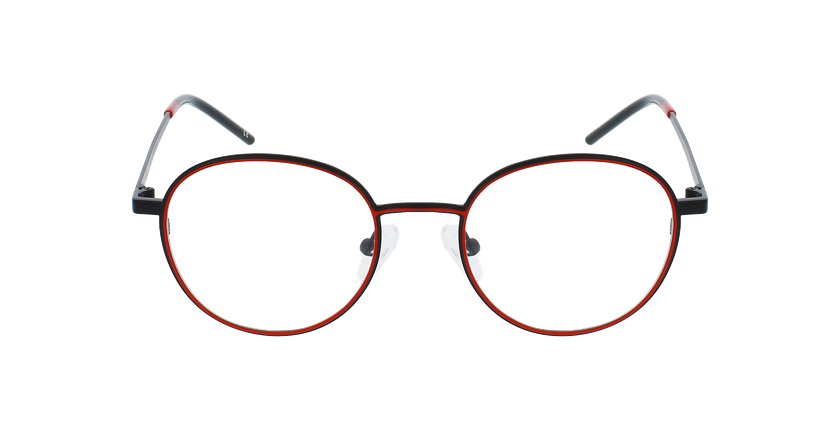 LUNETTES DE VUE homme MAGIC 155 noir/rouge - Vue de face